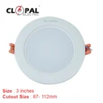 Clopal YX-Series 10W SMD Downlight Round Light V-220 – White